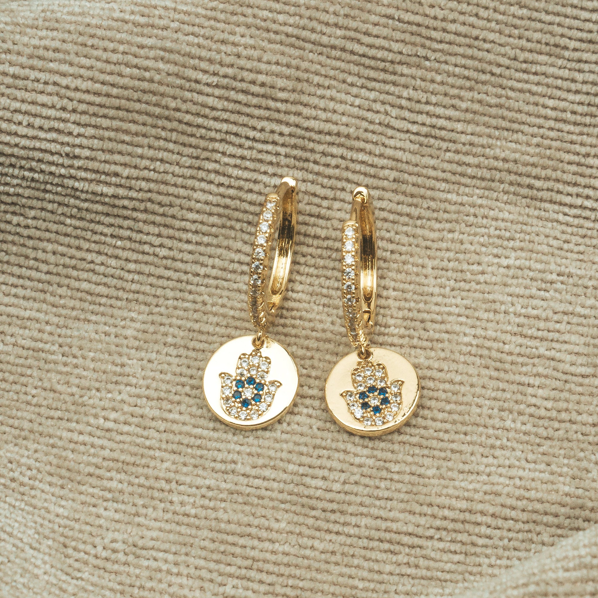 Lucky Coin Earrings Gold