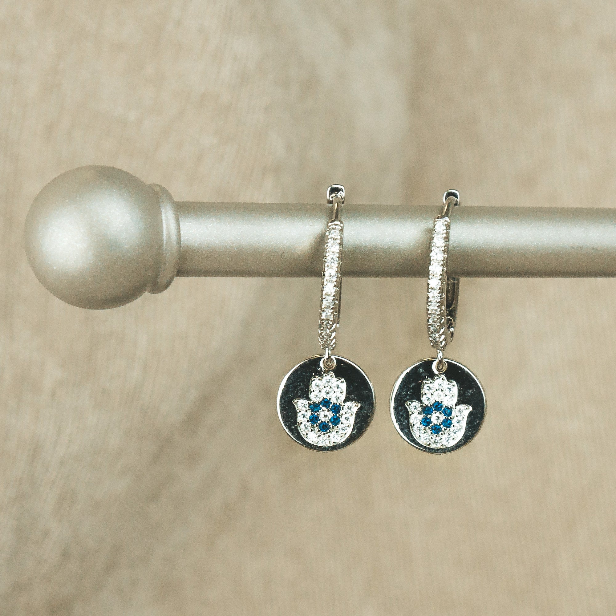 Lucky Coin Earrings Silver