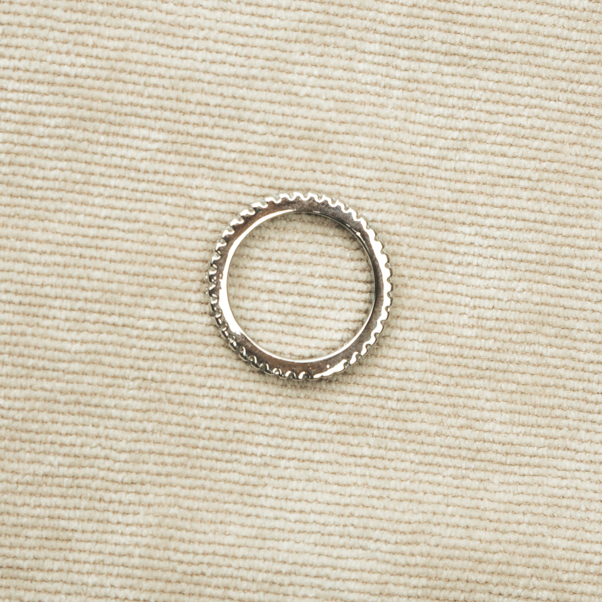 Fine Shiny Ring Silber