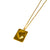 Plated Heart Necklace Gold