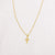 Cross Necklace Gold