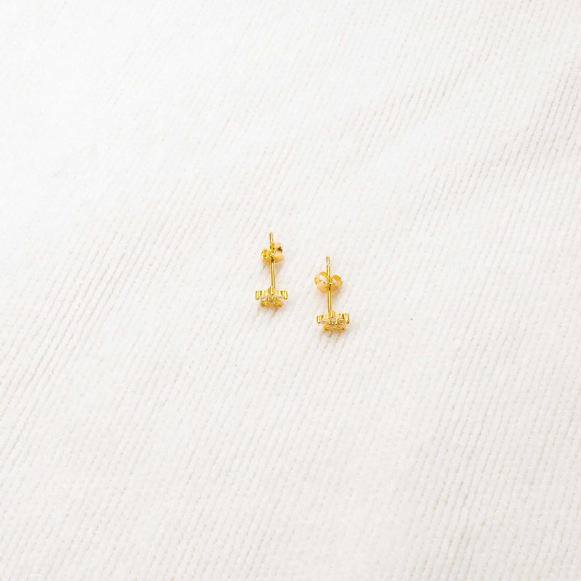 Star Studs Ohrringe Gold