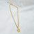 North Star Necklace Gold