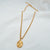 North Star Necklace Gold