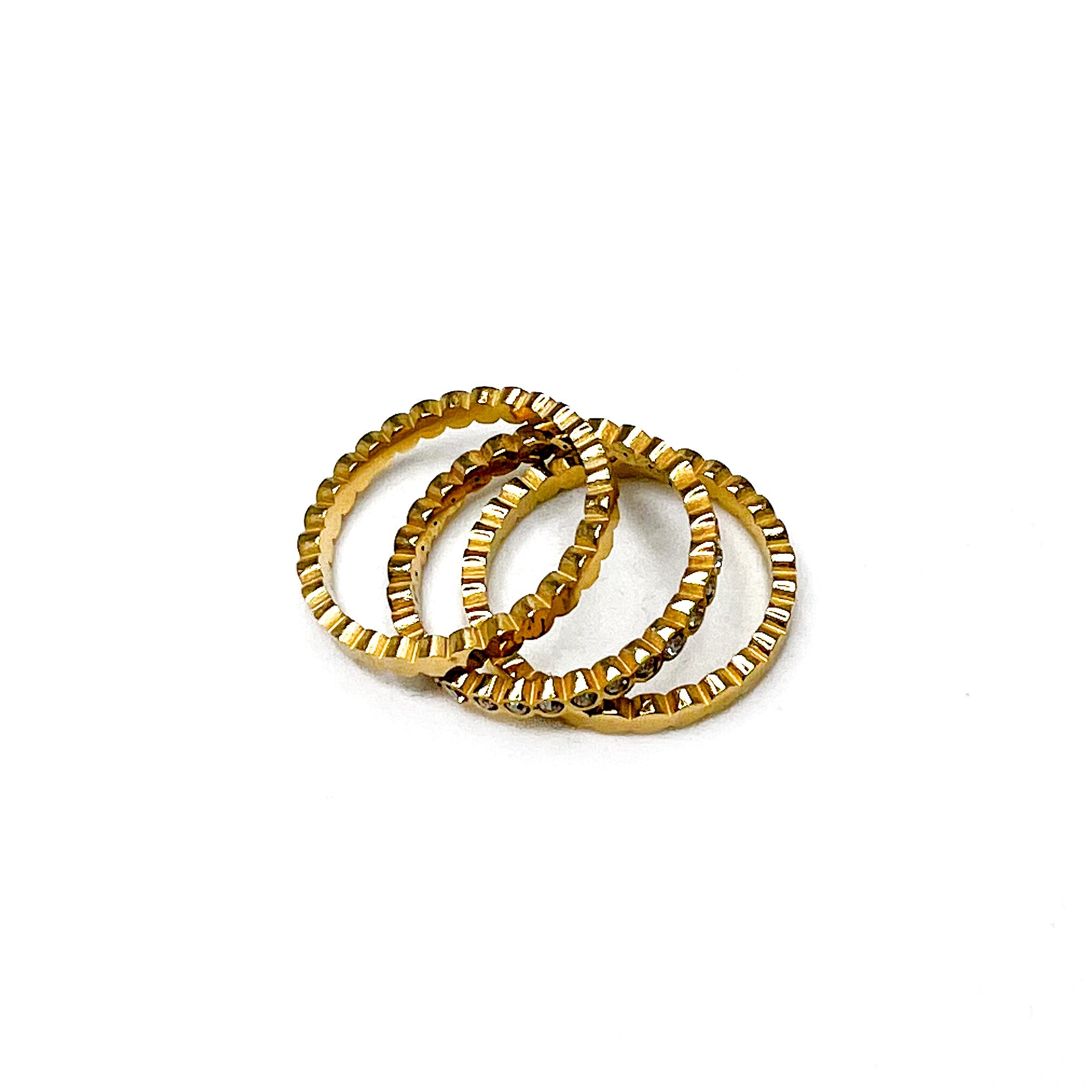 Tripple Set Ring Gold