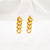 Chunky Earrings Gold