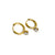 Mini Hoopies Earrings Gold