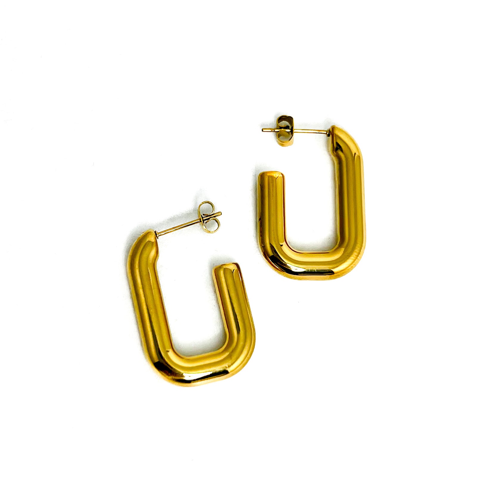 Chunky Earrings Gold