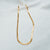 Flat Necklace Gold