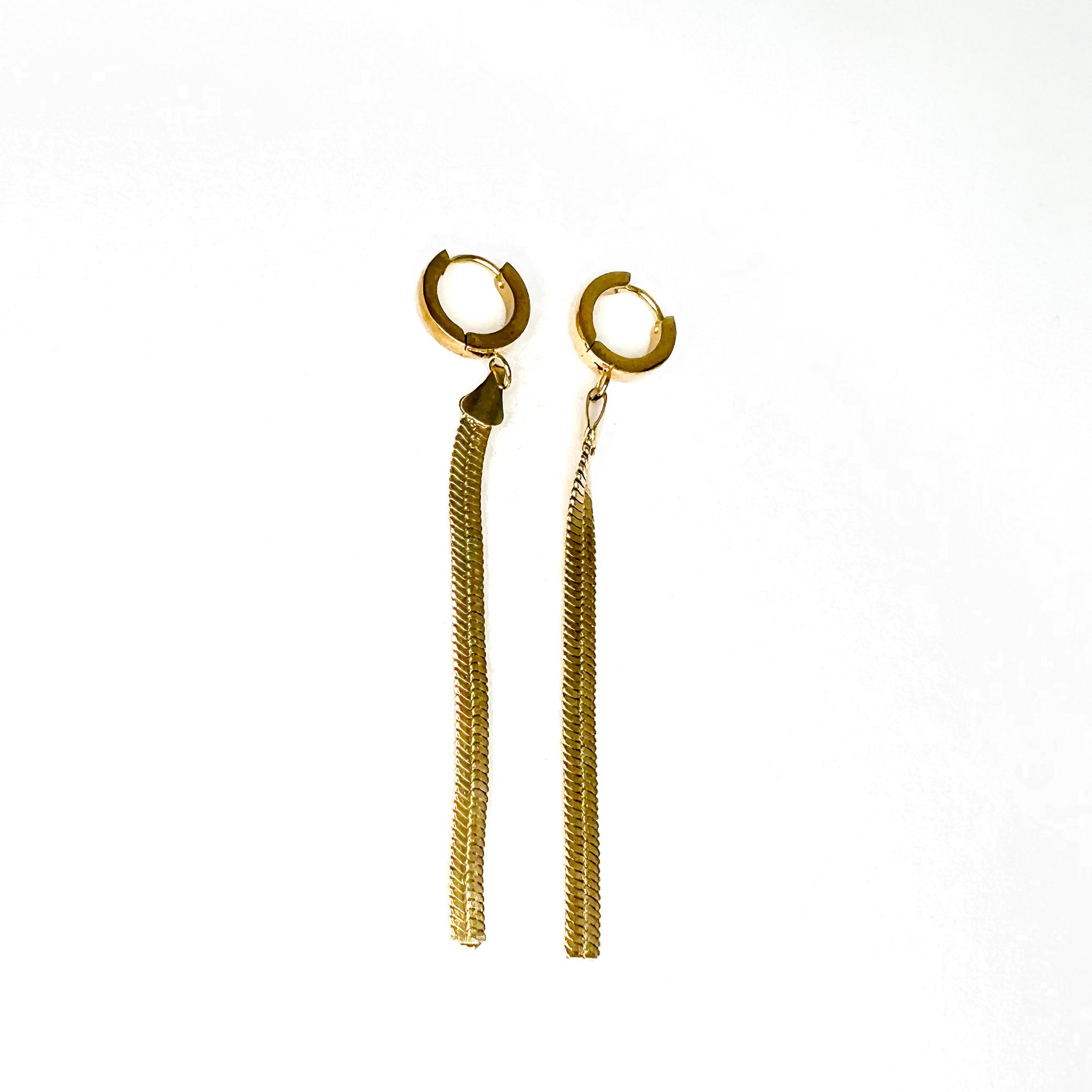 Flat Earrings Gold