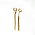 Flat Earrings Gold