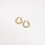 Sparkle Hoops Earrings Gold